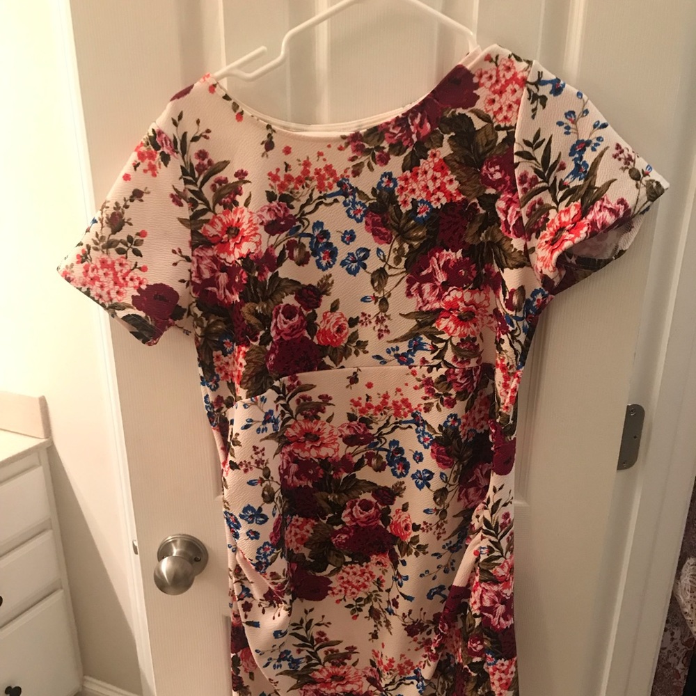 Pink Blush Midi Maternity Dress, M\L